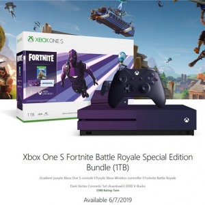 《堡垒之夜》Xbox One S紫色套装将在端午节当天发售