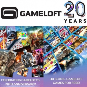 法国手游公司Gameloft二十周年庆：数十款手游送送送！