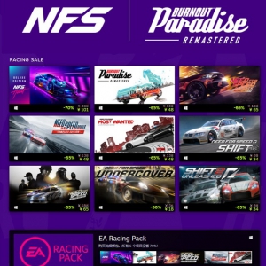 Steam商城开启《极品飞车》和《火爆狂飙》系列特卖