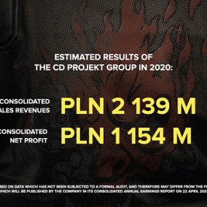 波兰CDPR游戏公司2020年营业额不降反升