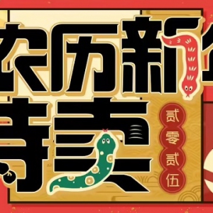 蒸汽平台将举办2025乙巳蛇年春节特卖活动